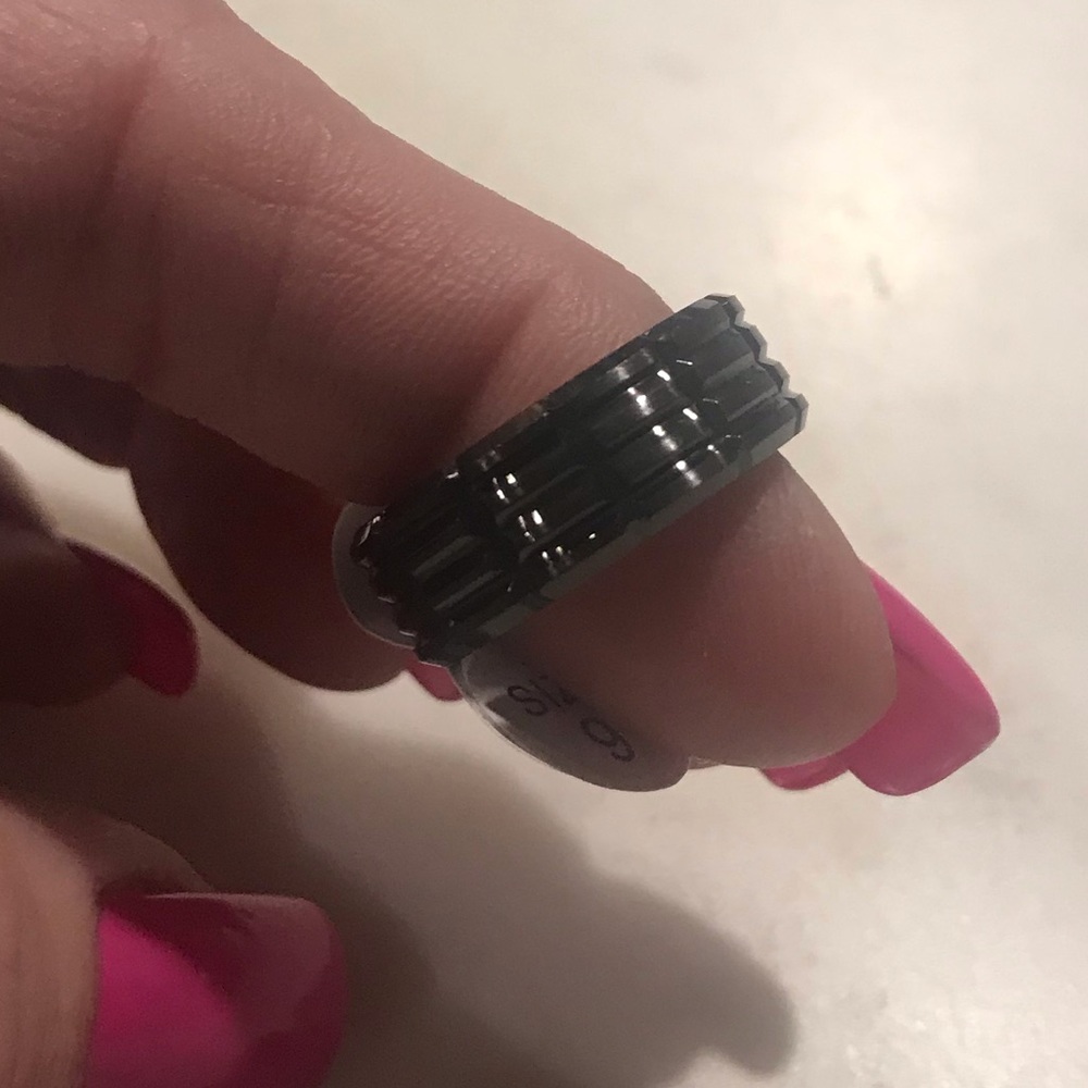 Black Stainless Steel Ring